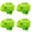 GREEN 4PCS, variant on Spring Toy Cute JumpingClassic Spring Gift 1pc