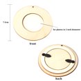 thumbnail image 2 of 10 Pcs Mini Cadre Photo Rond en Bois avec Corde de Suspension pour Décoration Murale, 2 of 6