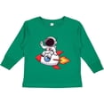 thumbnail image 3 of Inktastic Rocket Ship Astronaut Boys Long Sleeve Toddler T-Shirt, 3 of 5