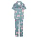 thumbnail image 5 of Sexy Pijama Conjunto para las Mujeres Impreso Bolsillo Pantalones de Manga Corta, Traje Suelto Casual para el Hogar Y el Salón, 5 of 9