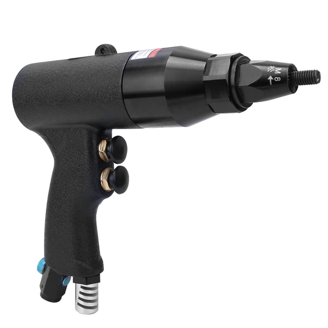 LAFGUR Quick Screw M6-M8 Riveter 750rpm 90PSI 1/4in BSPP Male Thread Pneumatic Rivet Pulling ,can Pull M6~8 Rivets,Working Air Pressure:6.2kg/cm²