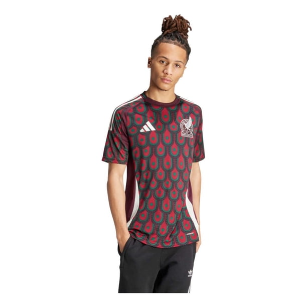 Playera adidas Hombre Seleccion Nacional Mexico Local 2024 cafe XL