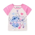 thumbnail image 2 of Disney Lilo & Stitch Short Sleeve T-Shirt and Shorts Set (Girls), 2 Piece Set, Sizes 4-12, 2 of 7