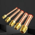 thumbnail image 3 of WINDLAND 4Pieces Copper Tube Brass Pipe Fitting For Air Conditioner 1/4" 3/8" 1/2" 3/4", 3 of 20