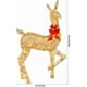 thumbnail image 3 of Lighted Christmas Deer Outdoor Decor, Reindeer Decor With Led Lights, Pre-lit Holiday Dcor For Yard, 3 of 5