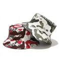 thumbnail image 2 of CoCopeanut Baru Pria Keranjang Outdoor Jungle Kamuflase untuk Pria Camo Bonnie Topi Memancing Camping Barbekyu Mendaki Gunung Topi Hadiah, 2 of 6