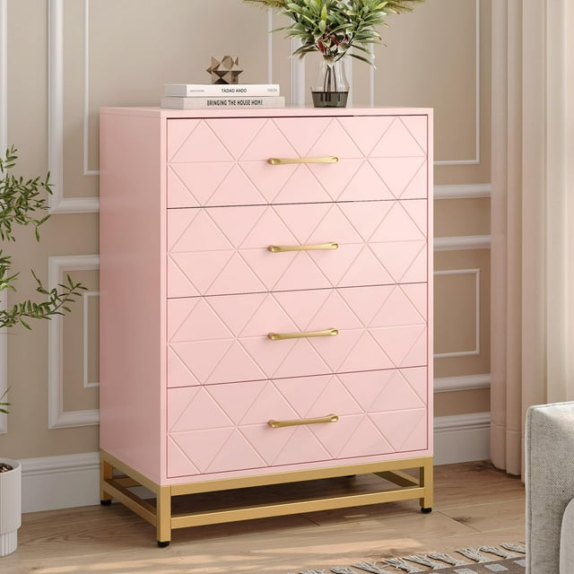 Wooden Bedroom Dresser – 3-Drawer Chest for Clothes Storage, Versatile Nightstand & Organizer, Traditional Style Wooden Dresser for Home, Apartment & Dorm
