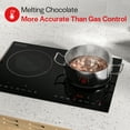 thumbnail image 5 of 13-in Portable Dual Heating Elements 1800-W Built-in Induction Cooktop 120-V, 5 of 16