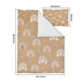 thumbnail image 5 of Boho Bohemia Rainbow Duvet Cover and Pillowcase Set for Single Bedding, Bedroom Accessories for Kids Teens, 5 of 5