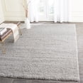 thumbnail image 2 of Safavieh Laguna Shag 6'7" X 9'6" Power Loomed Rug in Silver, 2 of 3
