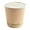 Kraft / 4 oz / Ripple Wall / 500 Count, variant on Sustain 4 oz Kraft Paper Coffee Cup - PLA Lining, Compostable, Ripple Wall - 2 1/2" x 2 1/2" x 2 1/4" - 500 count box