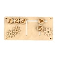 thumbnail image 2 of HILABEE Busy Board DIY Accessories Early Educational Toys Learning Activities Fine Motor Slide Maze, 2 of 9