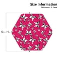 thumbnail image 2 of Kdxio Butterfly Funny Coasters,4 Pcs Leather Coasters,Housewarming Gifts,Protect Furniture from Water Marks Scratch and Damage, 2 of 6