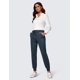 thumbnail image 3 of Pantalones Jogger CRZ YOGA con tiro de 71 cm y bolsillos, color azul marino, talla M, 3 of 6