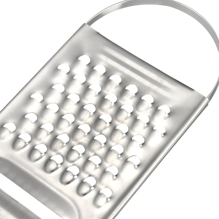 uxcell Cheese Grater - Food Graters for Kitchen Stainless Steel Peeler -  Vegetable Lemon Grater Flat Fruit Grater