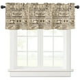thumbnail image 3 of Vintage Newspaper Curtains For Living Room Kitchen Curtain Bedroom Decorative Window Treatments Home Drapes, 3 of 7