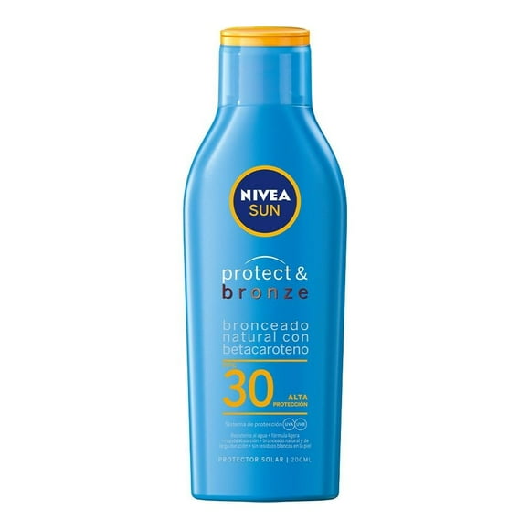 Protector solar corporal NIVEA SUN Protect & Bronze resistente al agua fps 30, 200 ml