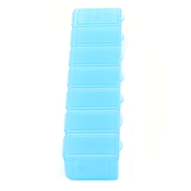 Almacenamiento de Plástico con Divisores Caja Organizadora de 7 Rejillas para Abalorios Arte Manualidades Joyería Aparejos de Pesca Suministro de Arte ANGGREK Otros