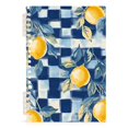 thumbnail image 7 of FORMRS 1-Subject Spiral Notebook 8" x 5" College Ruled 60 Refillable Sheet A5 Hard Cover, 2 Pack, Retro Plaid Lemon, 7 of 7