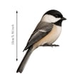 thumbnail image 3 of Wooden Chickadee Door Topper, Rustic Woodland Bird Door Corner Decor, Cute Nature Accent for Cabin Farmhouse Bedroom Hallway Office Door Frame Decoration, 3 of 4