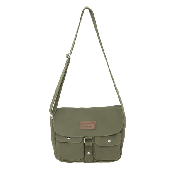 AOMRCOL Canvas Messenger Bag - Vintage Crossbody Shoulder Bag Military Satchel