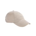 thumbnail image 1 of Big Accessories BX008 5-Panel Brushed Twill Unstructured Cap - Stone - One Size, 1 of 2