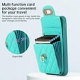 thumbnail image 4 of Phone Case for iPhone Xs X 10 10s Wallet Cover with Credit Card Holder Shoulder Crossbody Strap Long Lanyard Leather Cell Accessories iPhoneX iPhoneXs iPhone10 i PhoneX SX 10x 10xs X’s Women Men Green, 4 of 15