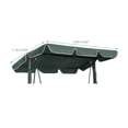 thumbnail image 2 of Costway Balançoire Couverture Auvent de Remplacement Porche Extérieur 66''x45'', 2 of 10