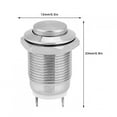 thumbnail image 3 of 12mm Round Metal Push Button Switch Momentary Power Reset, 3 of 6