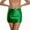 Green, variant on Leather Cargo Skirt for Women Y2k Metallic Shiny Low Waist Rave Bodycon Mini Skirt with Pockets