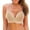 Beige, variant on Gymayou Women Wireless Nursing Bra Front Snap Button Closure Breathable Mesh Maternity Bra Underarm Smoothing Beige L
