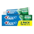 thumbnail image 1 of Pasta Dental Crest Complete Blancura + Scope, 2 Uds (120 ml), 1 of 5