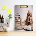 thumbnail image 6 of FMSHPON Funny Dachshund Dog Reading Book Clipboard Hardboard Wood Nursing Clip Board and Pull for Standard A4 Letter 13x9 inches, 6 of 8