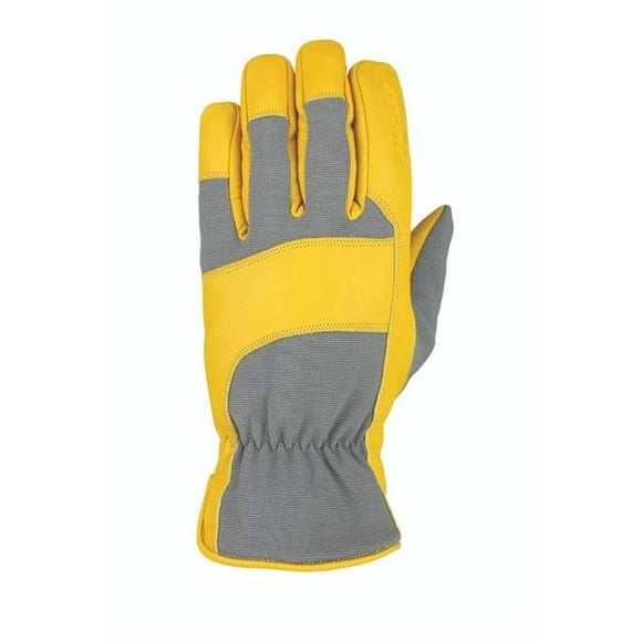Seirus Innovation 1114813 Heatwave Leather Goatskin Glove&#44; Gray & Tan - Extra Large
