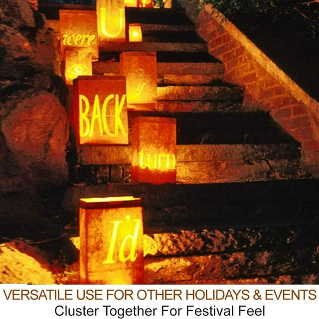 2-Pack Halloween Pumpkin LED Lights - Spook Your Home with Remote Control Timer - Orange Pumpkin Halloween Decorations