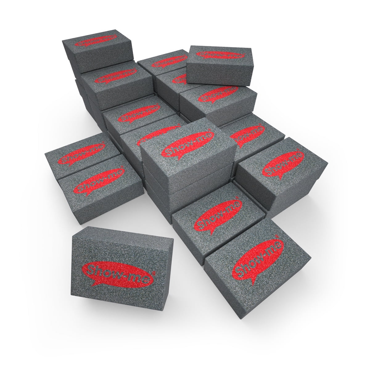 Show-me Pack of 35 Mini Foam Erasers