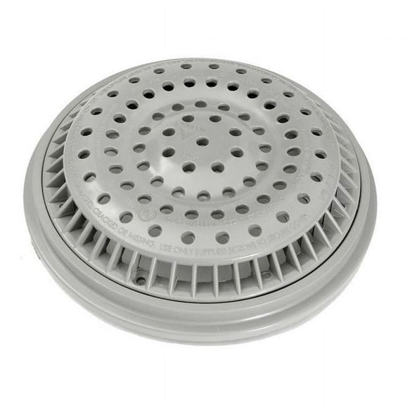 Waterway WW6402317V 8 in. Anti Vortex VGB Compliant Drain Cover, Grey