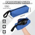 thumbnail image 2 of Uxcell 2 Pcs Canvas Tool Pouch, 9.8x3.3x2.8" Multi Purpose Zipper Tool Bag Small Waterproof Zipper Pouch for Storing Organizing Screwdrivers Pliers Electrical Tools, Dark Blue, 2 of 7
