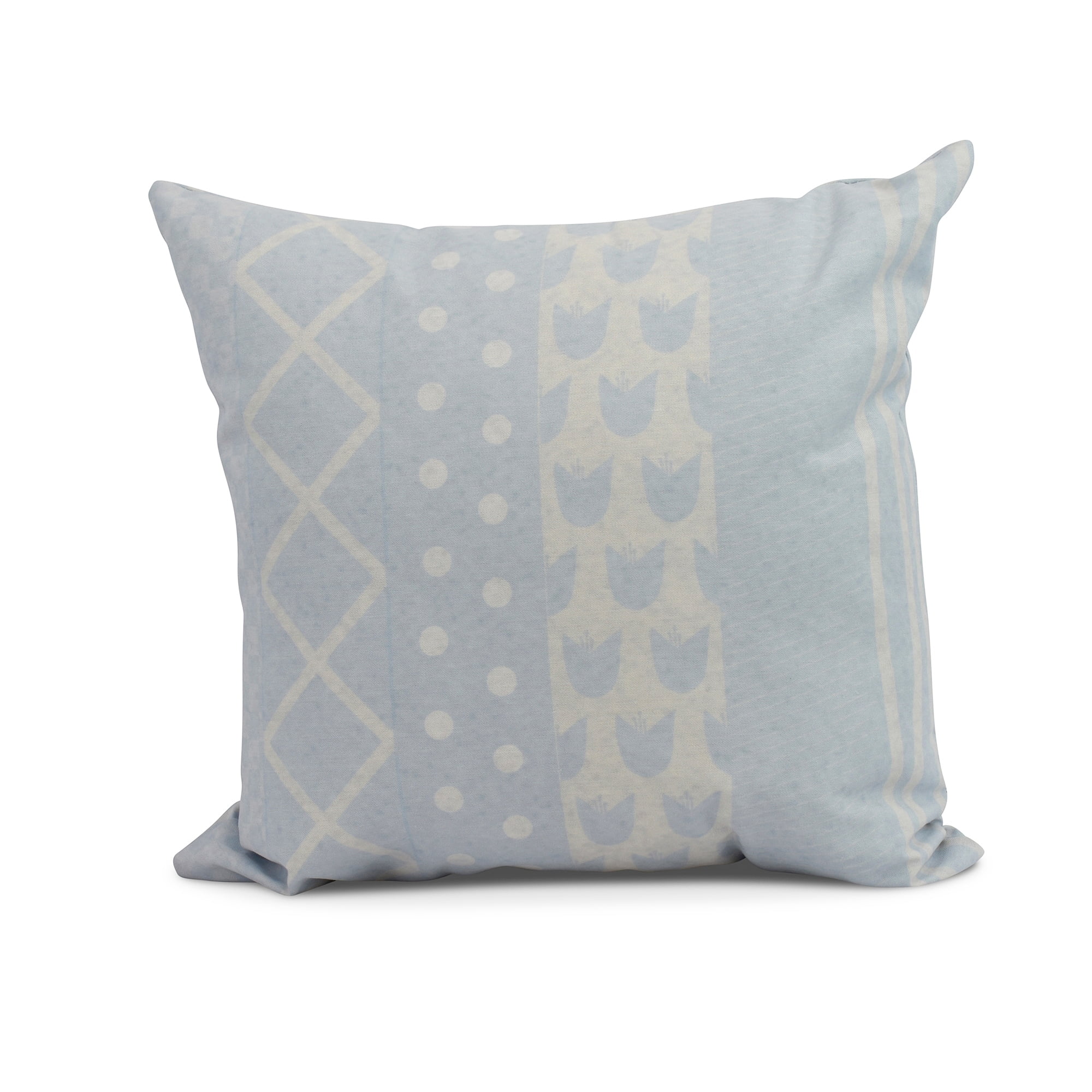 Pattern Stripe Decorative Pillow, 16 x 16 in, Green