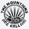 thumbnail image 2 of CafePress - The Mountains Are Calling. Body Suit - Baby Light Bodysuit, Size Newborn - 24 Months, 2 of 4