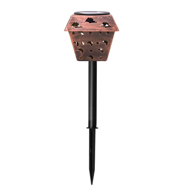 Para Jardín, Farolillos Huecos De Hierro, Lámpara Solar Resistente Al Agua, Juego Para Patios Traseros, Balcón, Decoración De Césped Advancent HA041888-01