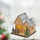 thumbnail image 5 of Adorno navideño de madera LED luminoso • Decoración navideña de escritorio con luces cálidas • Decoración festiva de mesa, 5 of 6