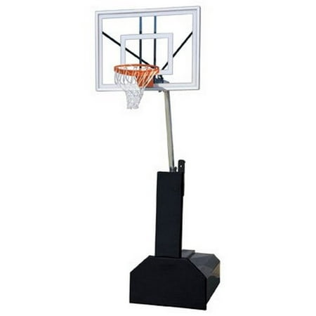 Navy Blue Team Ball - First Team Thunder Ultra Steel-Glass Portable Basketball System44; Navy Blue