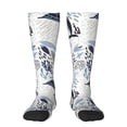 thumbnail image 1 of Fotbe Sea Animal Calcetas Divertidas Estampadas para Hombre y Mujer, Calcetas de Algodón hasta la Rodilla para Caminar, Correr, Enfermería y Embarazo, 1 of 6