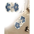 thumbnail image 3 of Flower Pattern Non-Slip Washable Area Rug, Rubber-Backed Indoor Outdoor Floor Mat for Entryway, Kitchen and Bedroom Home Decor, 3 of 5