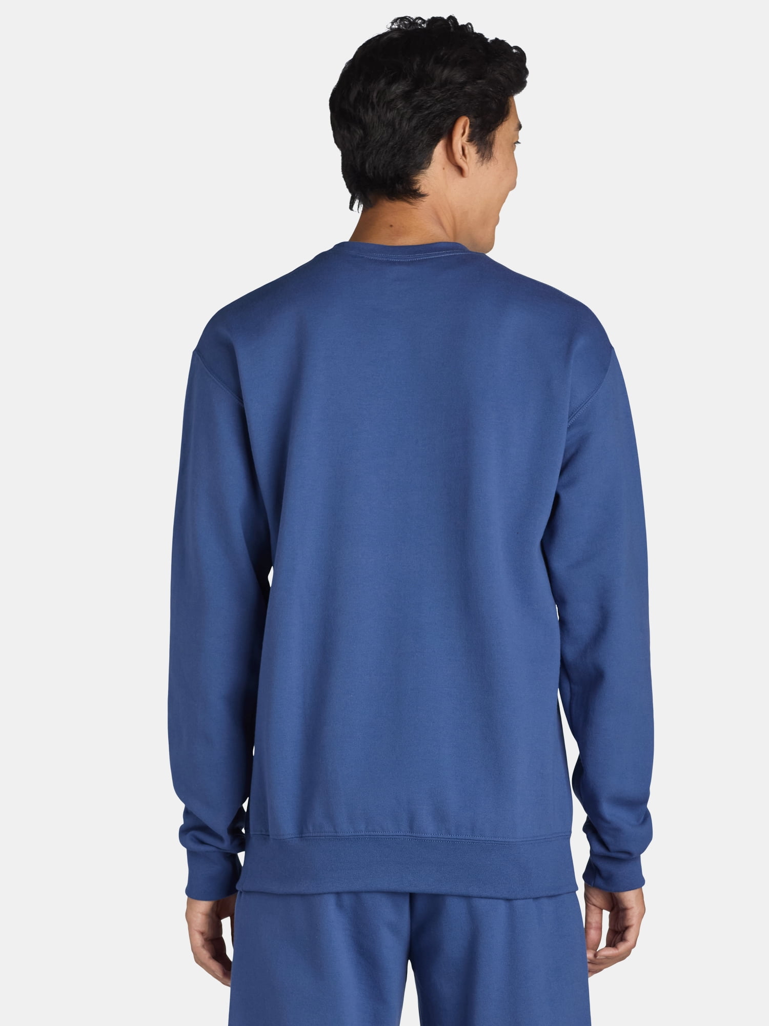 Athletic Works Men's Fleece Crewneck Sweatshirt, Sizes S-4XL