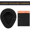 thumbnail image 5 of SOULWIT 2 Pairs Replacement Automobile Headphone Earpads Compatible with Infrared Wireless Headphones, Ear Pads Cushions for GM Ford Toyota Nissan Honda Entertainment DVD Player Systems (Foam), 5 of 5