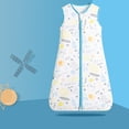 thumbnail image 2 of WIBACKER Baby Sleep Sack TOG 0.5 Wearable Blanket for Babies 100% Cotton 2-Way Zipper 6-12 Months Infant, 2 of 6