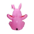 thumbnail image 4 of 5FT Easter Inflatables Outdoor Decoration Inflatable Pink Bunny with Happy Easter, Built in LED Lights Blow Up Yard Decoration for Lawn Garden Holiday Party, 4 of 9