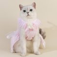 thumbnail image 3 of CBFFDC Pet Neck Circle Pet Collar Princess Style Three dimensional Flower Lace Comfortable Wear Elastic Strap Up Adorable Triangle Dogs Cats, 3 of 7